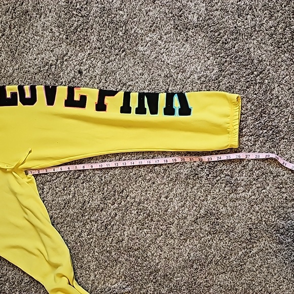 STUNNING VINTAGE VS PINK YELLOW TRACKPANTS - Picture 9 of 11